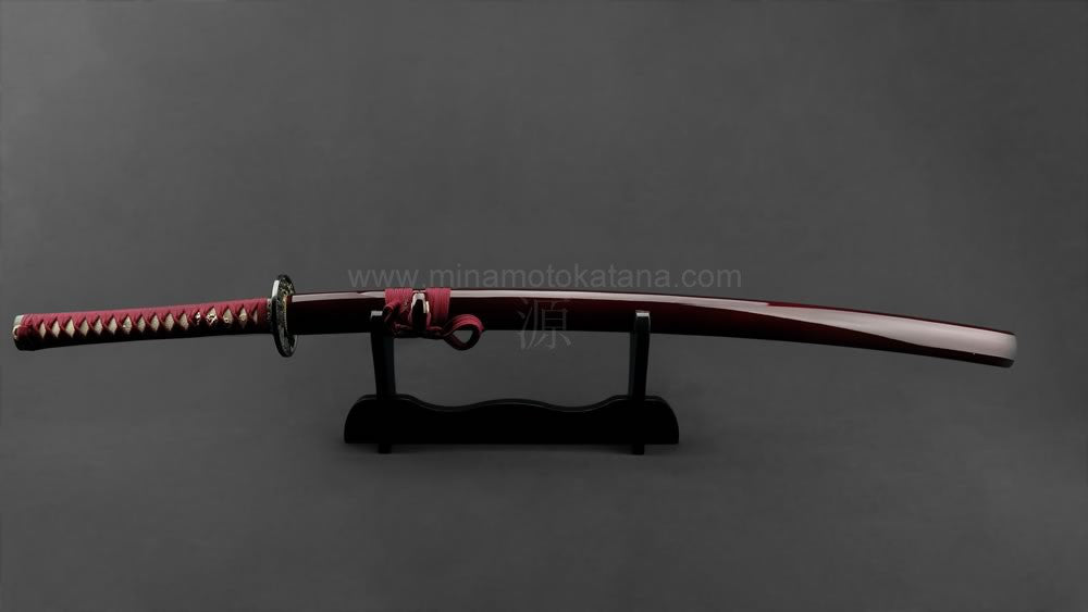 Warrior's Rage' (Red) Hand Forged Katana In 1060 High Carbon Steel