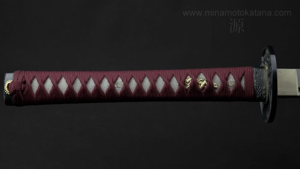 Warrior's Rage' (Red) Hand Forged Katana In 1060 High Carbon Steel