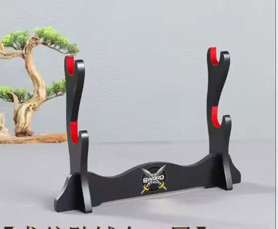 The Sword Stall Double Display Stand (Velvet Lined)