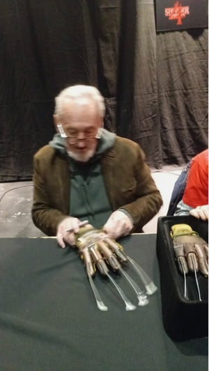 A Nightmare on Elm Street – Freddy Krueger Officially Licensed Glove Signed by Robert Englund (SWAU Authenticated)