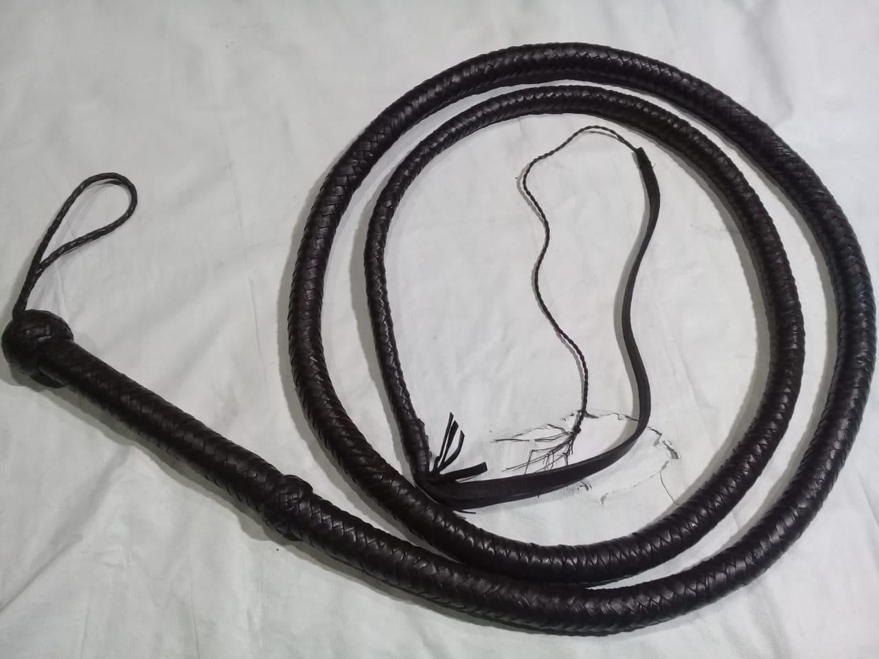 Xmas Sale 20% Off Catwoman - Genuine Leather 2.5M Bullwhip - Black