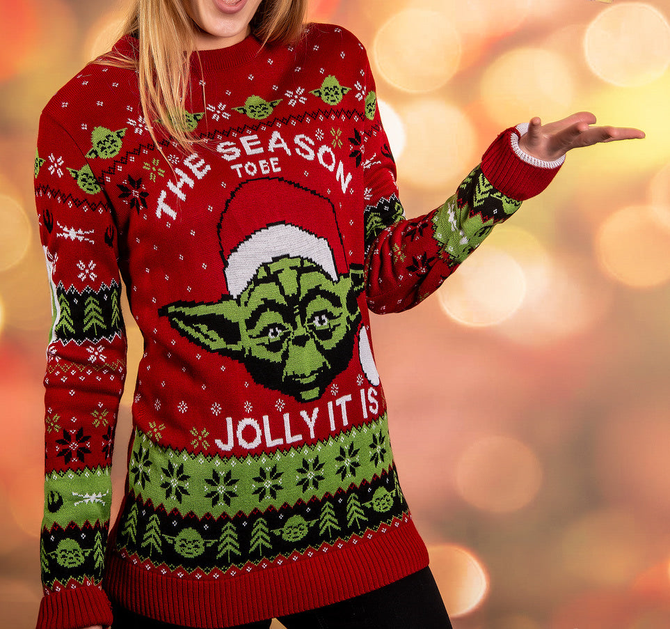Star Wars Yoda Christmas Jumper