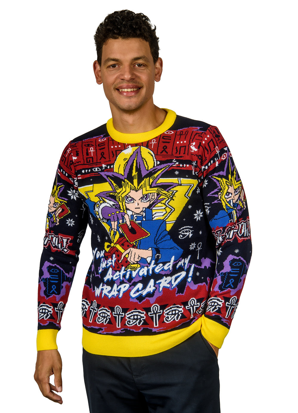 Yu-Gi-Oh: You Just Activated My Wrap Card Christmas Jumper