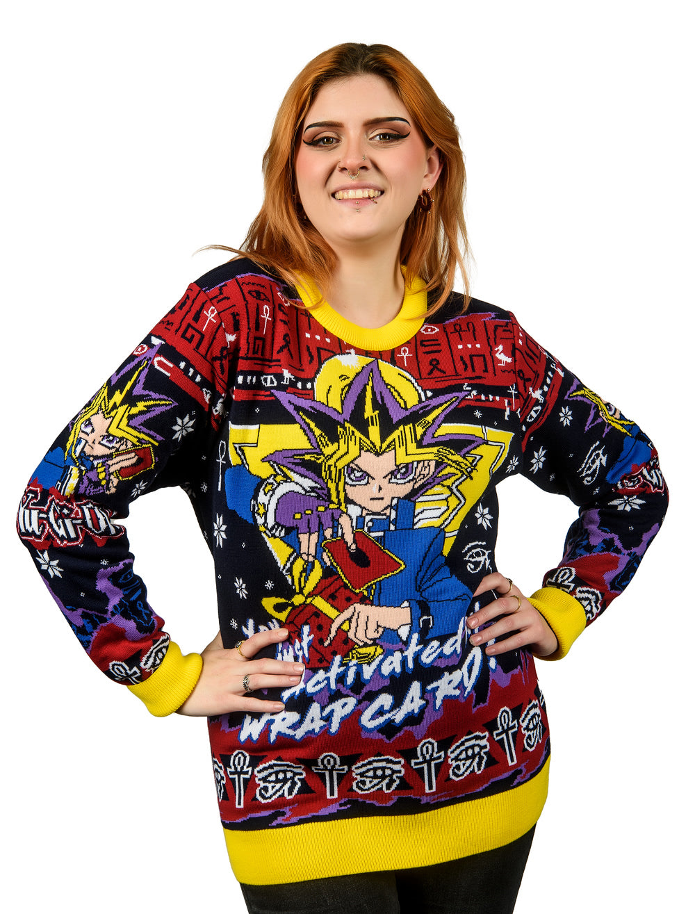 Yu-Gi-Oh: You Just Activated My Wrap Card Christmas Jumper