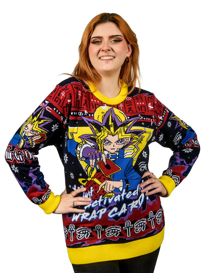 Yu-Gi-Oh: You Just Activated My Wrap Card Christmas Jumper