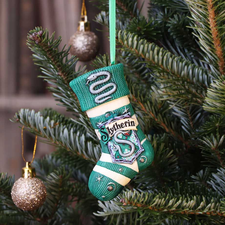 Harry Potter – Official Slytherin Stocking Hanging Ornament