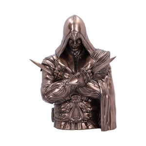 Assassin's Creed® – Official Ezio Auditore Bust Box (Bronze Finish)