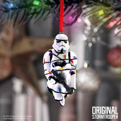 Original Stormtrooper – Official In Fairy Lights Hanging Ornament