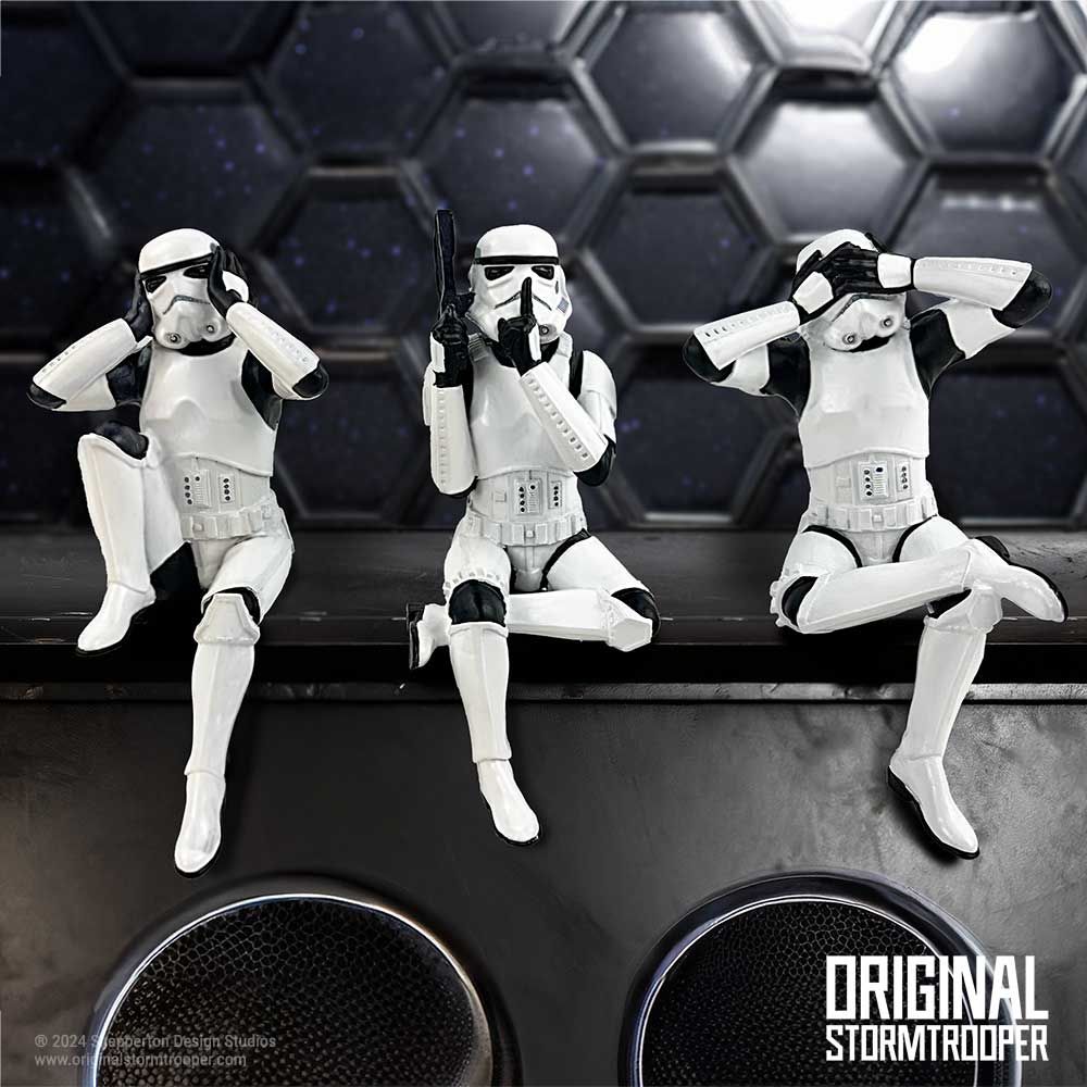 Star Wars – "Three Wise Sitting Stormtroopers" Figurine Set