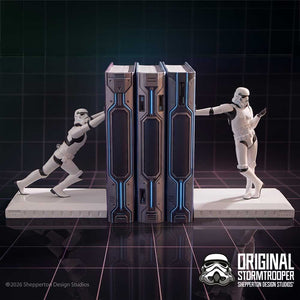 Star Wars – Stormtrooper Working Hard, Hardly Working Bookends