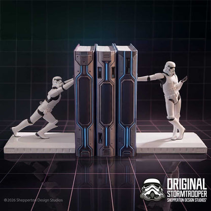 Star Wars – Stormtrooper Working Hard, Hardly Working Bookends
