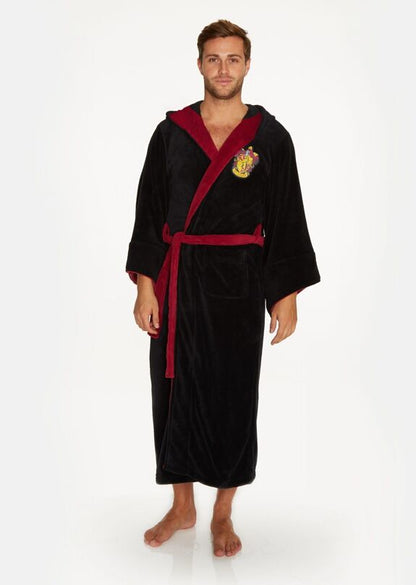 Harry Potter: Gryffindor Mens Fleece Hooded Robe