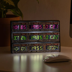 Back To The Future - 3D Desk Lamp / Wall Light
