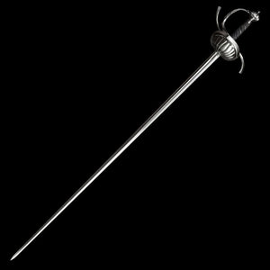 Ribbed Shell Swept Hilt Rapier