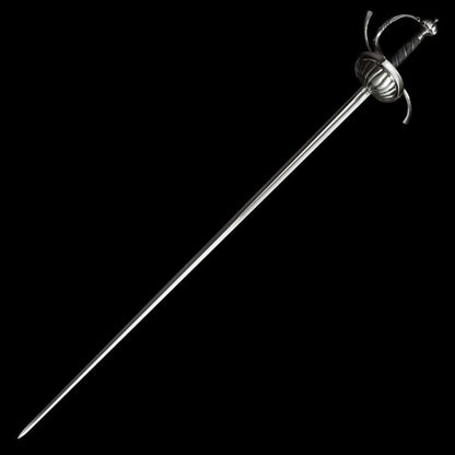 Ribbed Shell Swept Hilt Rapier