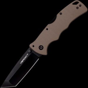 Cold Steel Verdict Tanto Folding Knife – Flat Dark Earth G-10