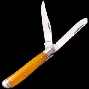 Cold Steel Mini Trapper Yellow Bone Folding Knife