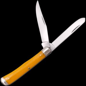 Cold Steel Frontier Trapper Folding Knife (Yellow)