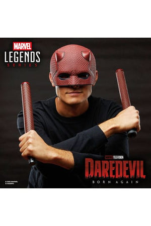 Daredevil: Born Again - Official Marvel Hasbro Roleplay Mask & Billy Club