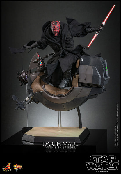 Star Wars - Hot Toys Darth Maul With Sith Speeder **Pre-Order**
