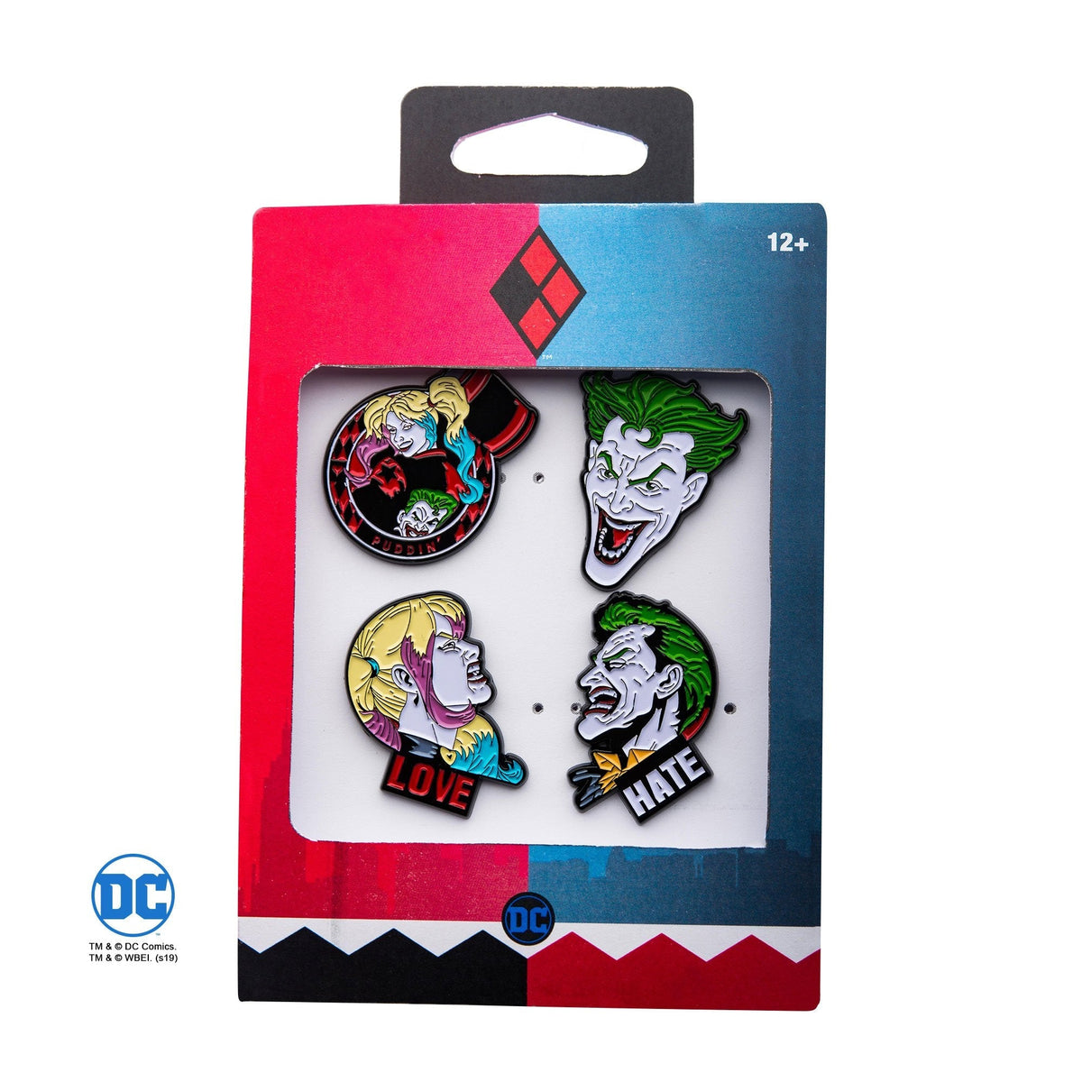 DC Comics – Joker & Harley Quinn 4-Pin Set