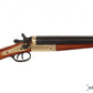 Wells Fargo Stagecoach Defender - Double Barrel  Wyatt Earp Shotgun Pistol / Sawn-Off with Brass Action- USA 1868