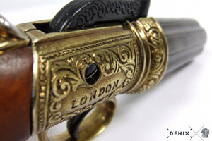 6 Cannon "Pepperbox" Revolver - London 1840 (Brass)