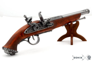"Death's Head" 18th Century Pirate Flintlock (Gunmetal Grey)
