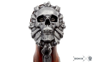 "Death's Head" 18th Century Pirate Flintlock (Gunmetal Grey)