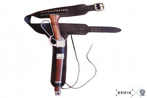 Mare's Leg Leather holster with 15 Dummy Rounds