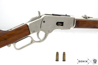 Model 1873 Repeating Rifle (Nickel) - Simulated Loading and Shell Ejection