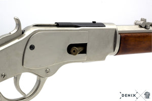 Model 1873 Repeating Rifle (Nickel) - Simulated Loading and Shell Ejection