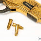 "The Gun That Won The West" Winchester '73 Repeating Rifle (Black, Engraved Gold) with Ejecting Dummy Rounds - USA 1873