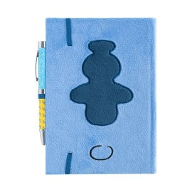 Disney Stitch - Tropical Plush Cover Premium A5 Notebook With Projector Pen