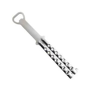 Balisong Trainer - Bottle Opener (Silver)