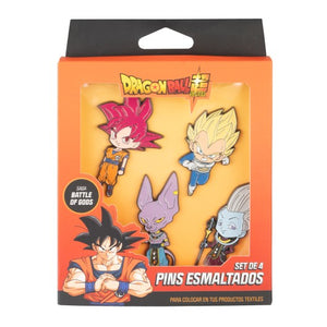 Dragon Ball - Super Saga Battle Of The Gods Set of 4 Pins
