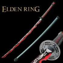 Elden Ring - Rivers Of Blood Display (Straight Blade) Katana-The Sword Stall