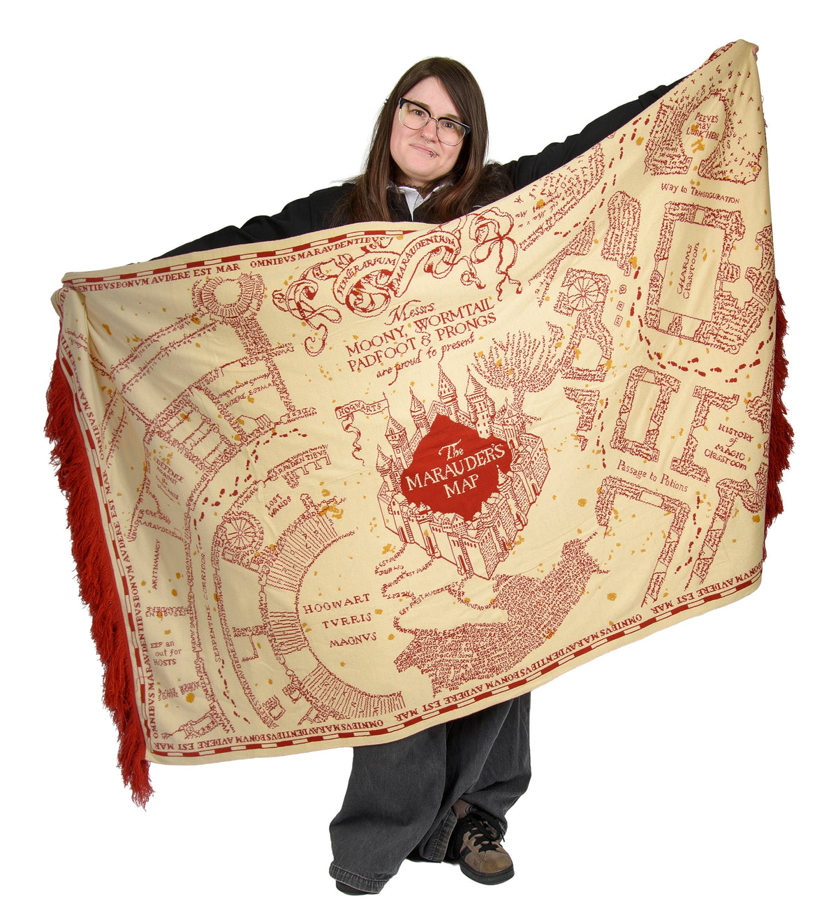 Harry Potter: Marauder's Map knitted Blanket