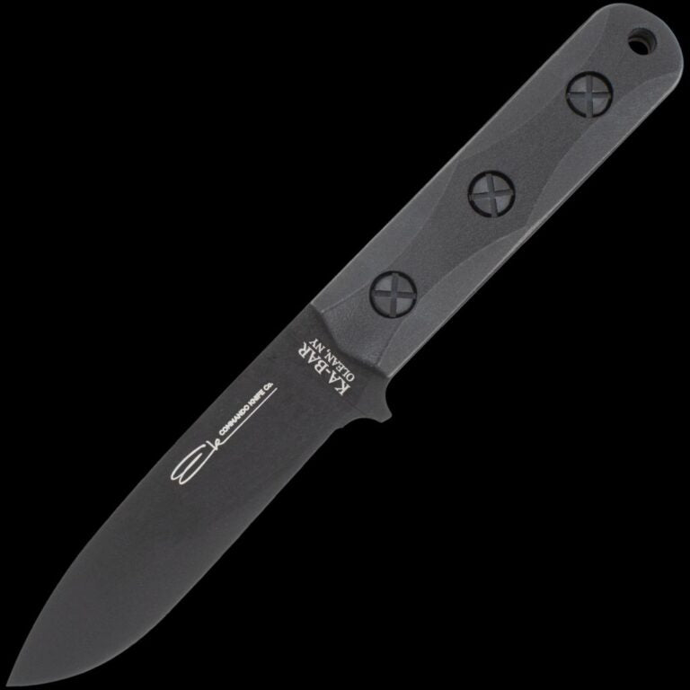 KA-BAR Ek EK51 Short Drop Point Fixed Blade Knife