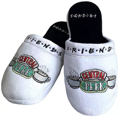 Friends: Central Perk White Ladies Mule Slippers UK 5-7