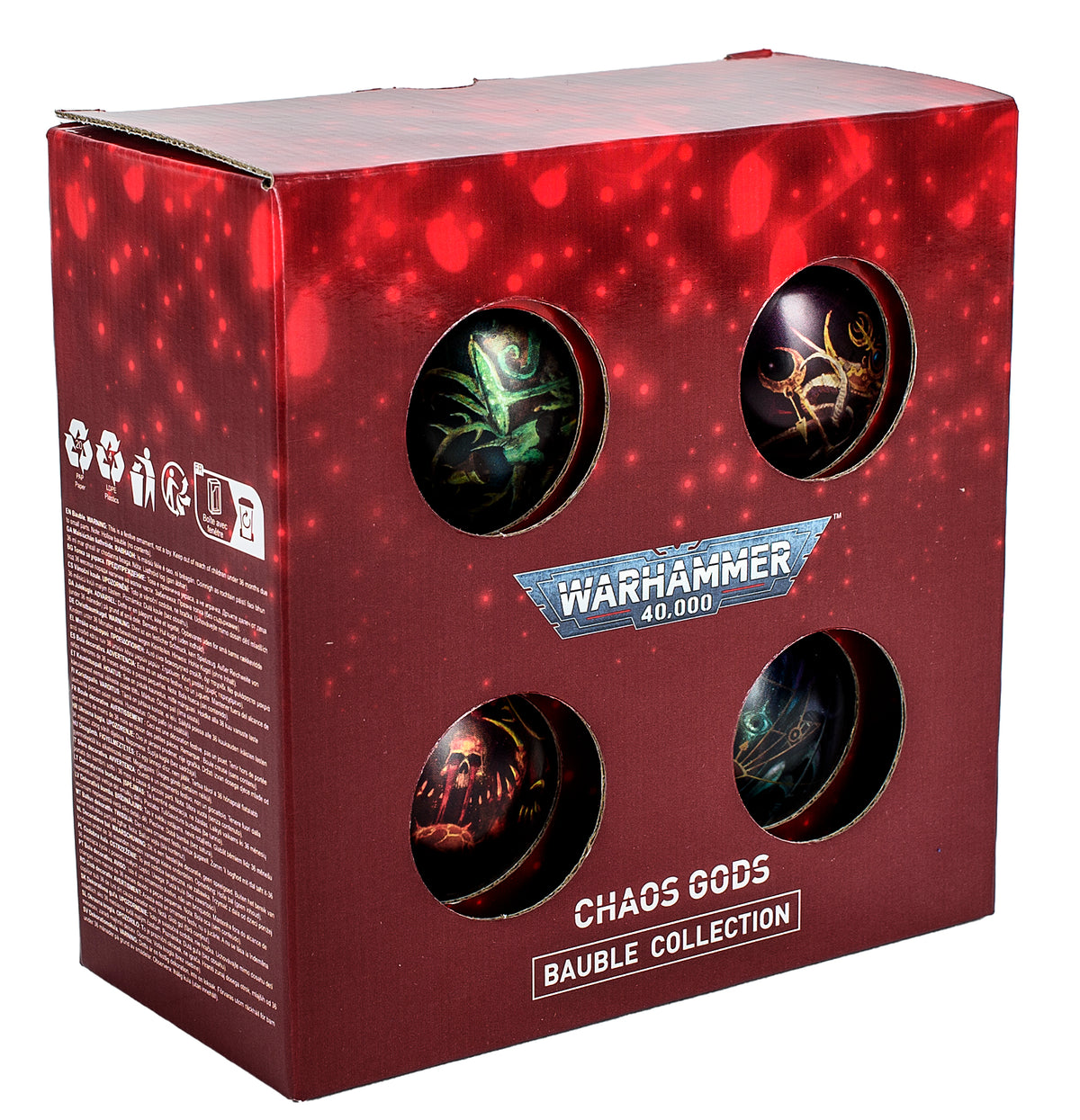 Warhammer 40,000: Chaos God Baubles (4 pack)