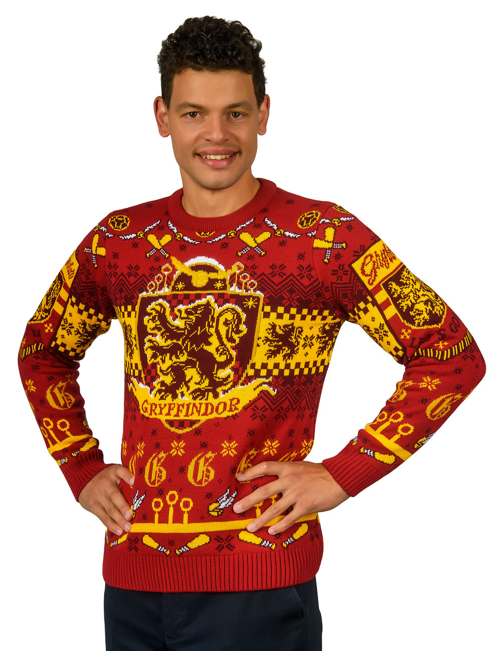 Harry Potter: Gryffindor Quidditch Christmas Jumper