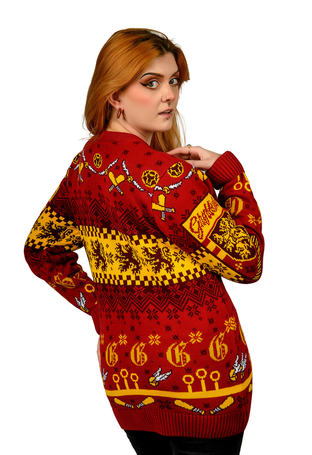 Harry Potter: Gryffindor Quidditch Christmas Jumper