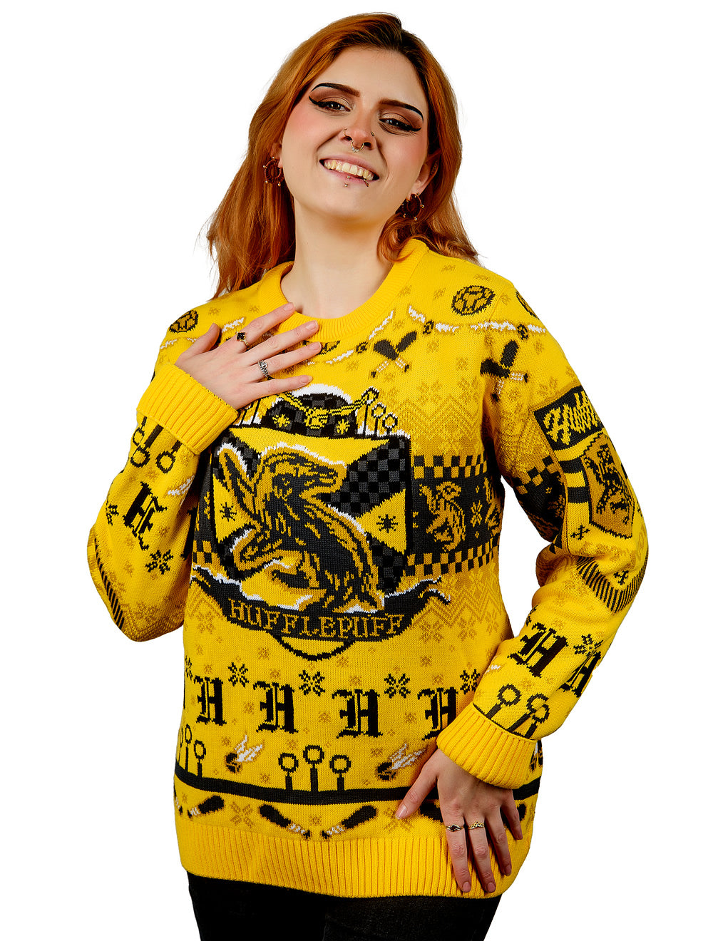 Harry Potter: Hufflepuff Quidditch Christmas Jumper