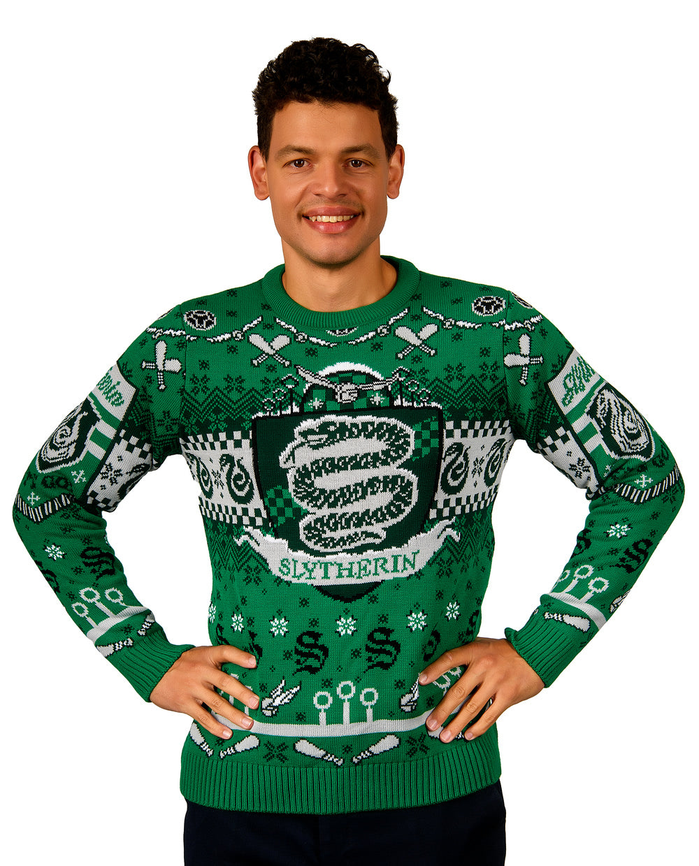 Harry Potter: Slytherin Quidditch Christmas Jumper