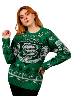 Harry Potter: Slytherin Quidditch Christmas Jumper