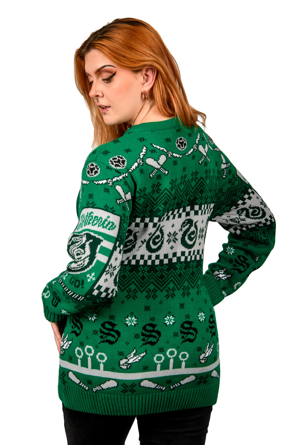 Harry Potter: Slytherin Quidditch Christmas Jumper