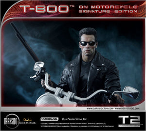 Terminator 2 - T-800 on Motorcycle Limited Signature Edition - COA Signed By Arnold Schwarzenegger!