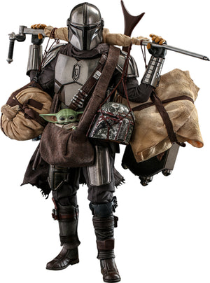 Star Wars - The Mandalorian & Grogu (Deluxe Version) 1:6 Scale Figure Set | Hot Toys