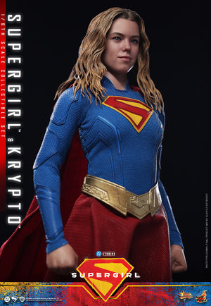 DC - Supergirl & Krypto 1:6 Scale Figure Set | Hot Toys